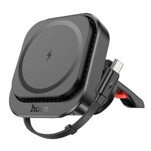 HOCO magnetic car holder for air vent compatible with MagSafe HW23 black