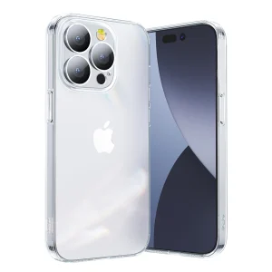 Joyroom 14Q Hülle iPhone 14 Plus Hülle Gehäusedeckel mit transparenter Kameraabdeckung (JR-14Q3 transparent)