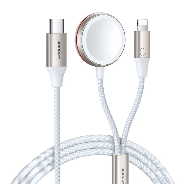 Joyroom 2-in-1- Lightning -Kabel und induktives Ladegerät für Apple Watch 1