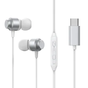 Joyroom JR-EC06 USB-C In-Ear-Kopfhörer – Silber