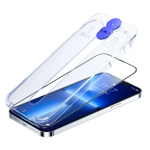 Joyroom Knight Glass für iPhone 14 Pro Max mit Montageset klar (JR-H12)