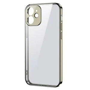 Joyroom New Beauty Series Ultra Thin Clear Metallic Frame Case für iPhone 12 Pro Gold (JR-BP743)