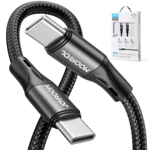 Joyroom S-2030N1-60 USB-C – USB-C PD-Kabel 60 W 3 A 480 Mbit/s 2 m – Schwarz
