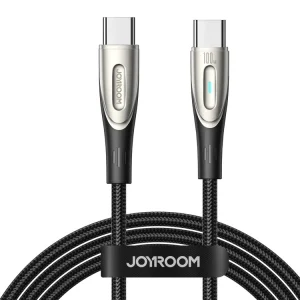 Joyroom Star-Light Series SA27-CC5 USB-C / USB-C-Kabel 100 W 2 m – schwarz