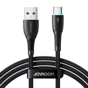 Joyroom Starry Series SA32-AC3 3A USB-A/USB-C-Kabel 1 m – schwarz