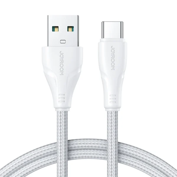 Joyroom USB-Kabel - USB C 3A Surpass Series für schnelles Aufladen und Datenübertragung 2 m weiß (S-UC027A11)