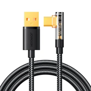 Joyroom abgewinkeltes USB-C-Kabel – USB für schnelles Laden und Datenübertragung 3A 1