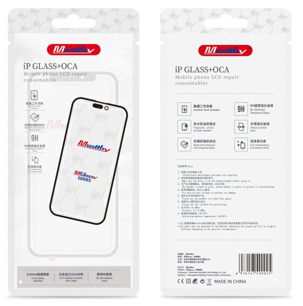 MUSTTBY front glass + OCA REDMI 13c