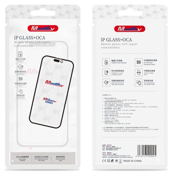 MUSTTBY front glass + OCA SAMSUNG s10 plus