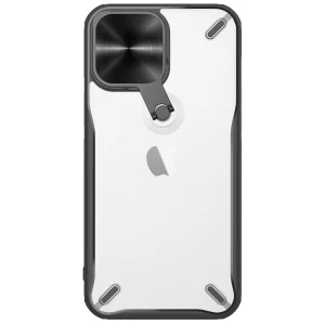 Nillkin Cyclops Case robuste Hülle mit Kameraabdeckung und faltbarem Ständer iPhone 13 Pro schwarz