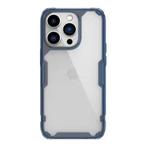 Nillkin Nature Pro Hülle iPhone 14 Pro Max gepanzerte Abdeckung blau