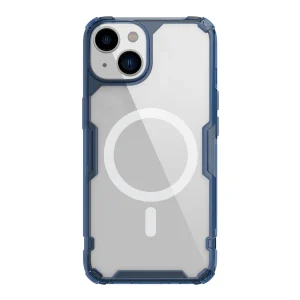 Nillkin Nature Pro Magnetische Hülle iPhone 14 Plus magnetische Hülle MagSafe blau