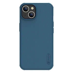Nillkin Super Frosted Shield Pro Hülle iPhone 14 / iPhone 13 Rückseite blau