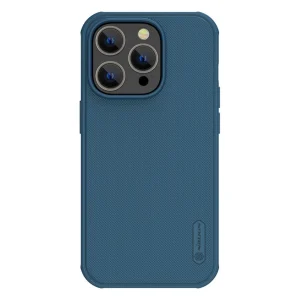 Nillkin Super Frosted Shield Pro magnetische Hülle für iPhone 14 Pro Max mit MagSafe magnetischem Blau