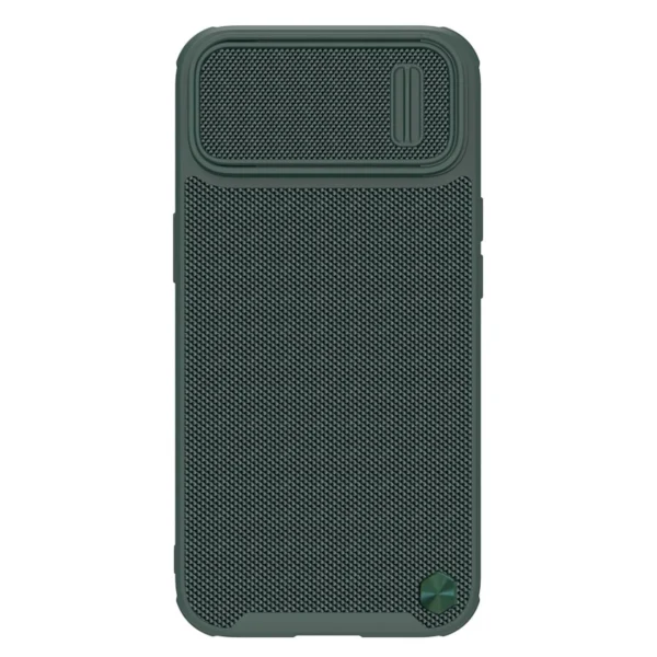Nillkin Textured S Case iPhone 14 Plus Panzerhülle mit Kameraabdeckung grün