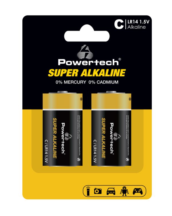 POWERTECH αλκαλικές μπαταρίες Super Alkaline PT-1216