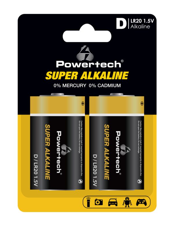 POWERTECH αλκαλικές μπαταρίες Super Alkaline PT-1217