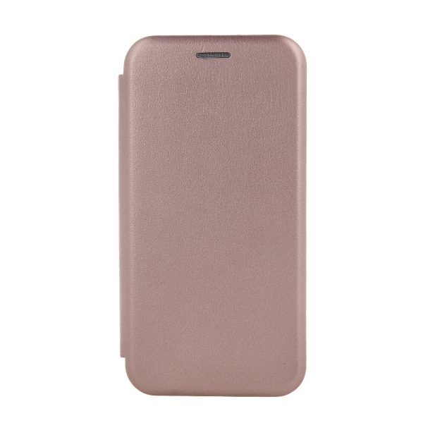 TechWave Curved Book case for iPhone 15 Plus rose gold