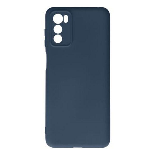 TechWave Soft Silicone case for Motorola Moto G42 navy blue