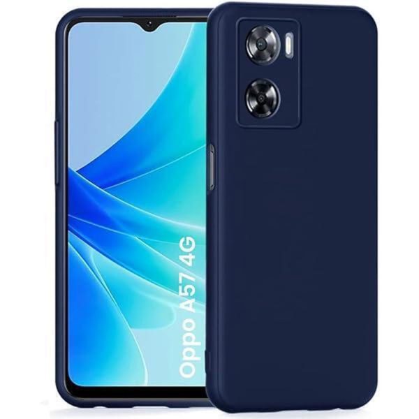 TechWave Soft Silicone case for Oppo A57 4G / A57s 4G navy blue