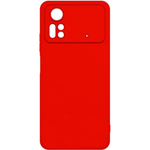 TechWave Soft Silicone case for Xiaomi Poco M4 Pro 4G red