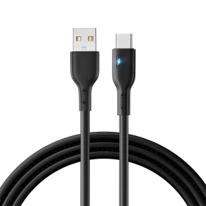 USB - USB C 3A 2m Kabel Joyroom S-UC027A13 - Schwarz