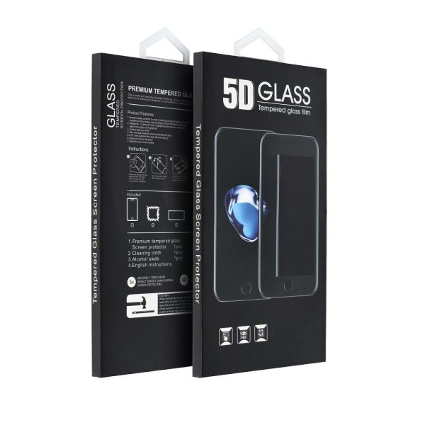 5D Full Glue Tempered Glass - for Xiaomi Mi 11 Lite 4G / Mi 11 Lite 5G black