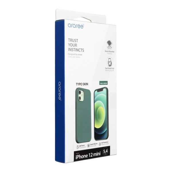 ARAREE Typoskin case for IPHONE 12 Mini pine green