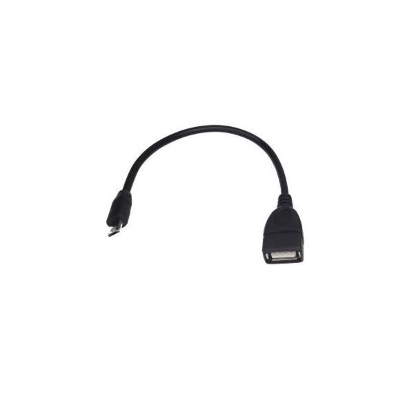 Adapter OTG USB A (female) to Micro USB (male) black