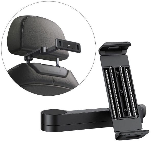 BASEUS Backseat Car Mount Adjustable Headrest Bracket for tablets and smartphones 4