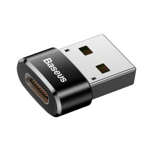 BASEUS adapter OTG USB A (male) to Type C (female) 5A CAAOTG-01 black