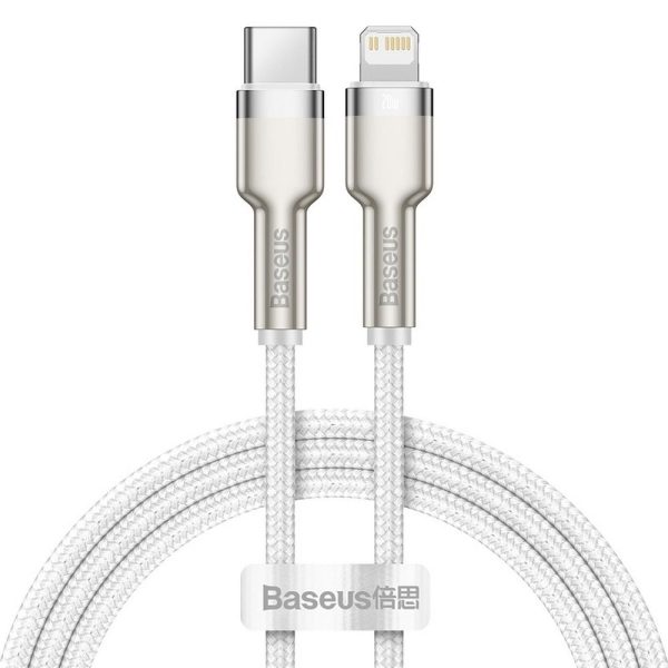 BASEUS cable Type C to Lightning PD 20W Cafule CATLJK-A02 1 m white