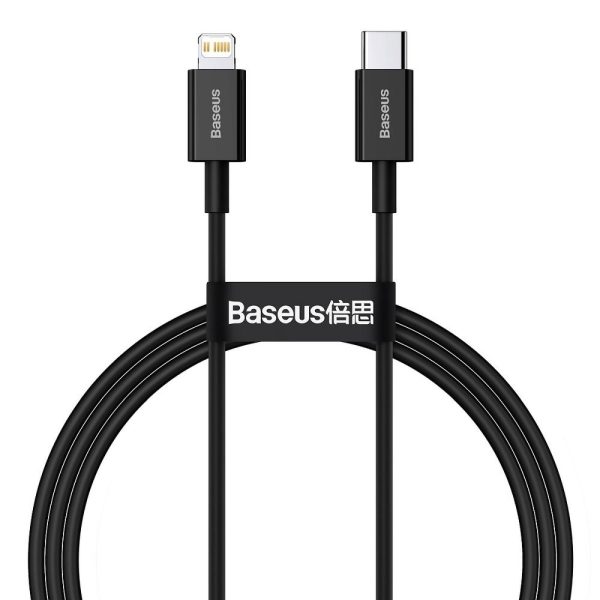 BASEUS cablel Type C to Lightning PD 20W Superior CATLYS-A01 1 m black