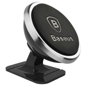 BASEUS car holder 360-degree Rotation Magnetic Mount Holder Silver SUGENT-NT0S