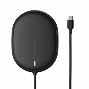 Baseus Light wireless induction charger for iPhone, 15W (black) (6953156232648)