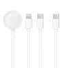 Cable 3in1 Type C to Lightning / Typ C / Apple Watch 3W 2A C3169 1