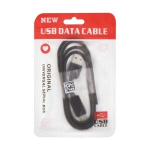 Cable USB A to Type C 3.0 2A HD2 1 m black