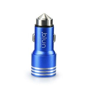 Car Charger QWE CC-DAQ02 Aluminium 2xUSB 3