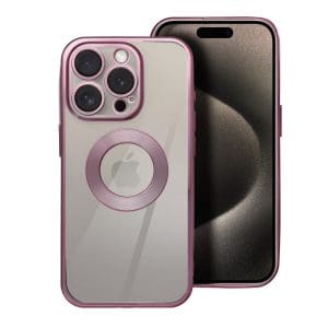 Case GLAM for IPHONE 14 Pro rose pink