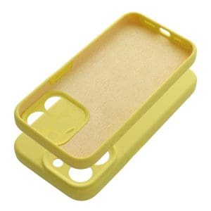 Case SILICONE 2mm for IPHONE 12 lemon