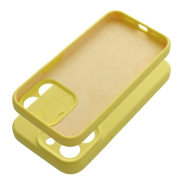 Case SILICONE 2mm for IPHONE 14 Pro lemon