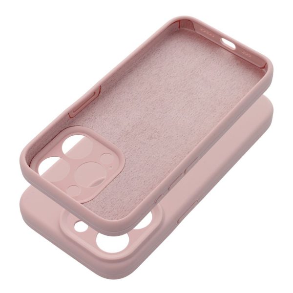 Case SILICONE 2mm for IPHONE 15 Pro pink