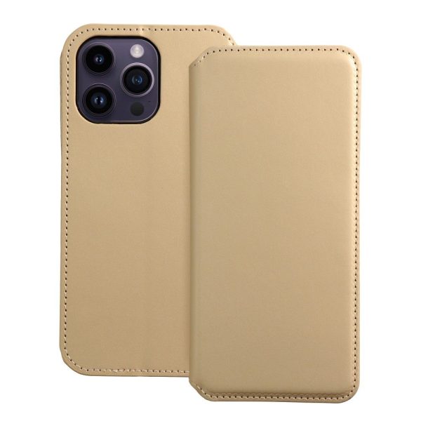 Dual Pocket book for IPHONE 14 PRO MAX gold