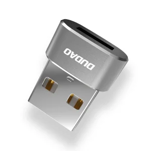 Dudao L16AC αντάπτορας USB Type-C σε USB black μαύρο