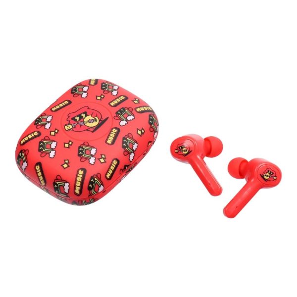 Earbuds wireless TWS JELLIE MONSTER Steven YLFS-06BT  red