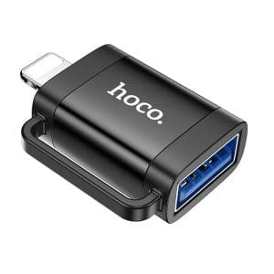 HOCO adapter OTG Lightning (male) to USB A (female) UA31A black