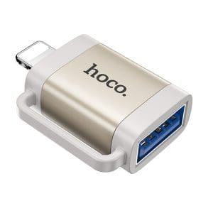 HOCO adapter OTG Lightning (male) to USB A (female) UA31A gray