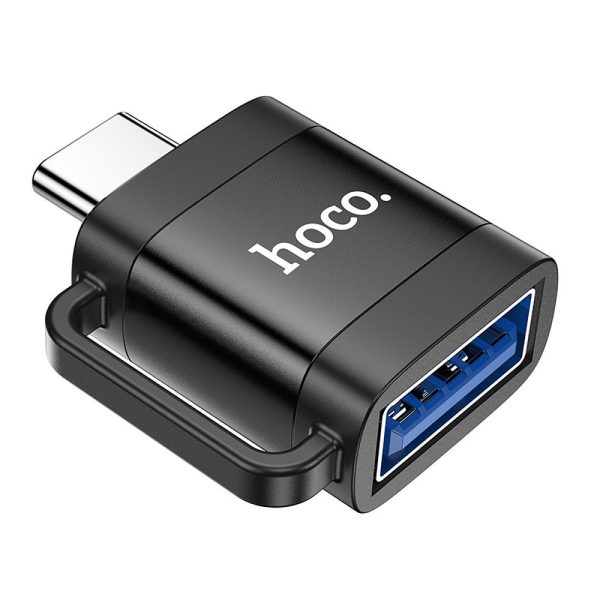 HOCO adapter OTG Type C (male) to USB A (female) 3A UA31C black