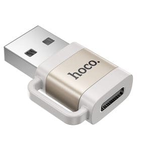 HOCO adapter OTG USB A (male) to Type C (female) 3A UA31D gray