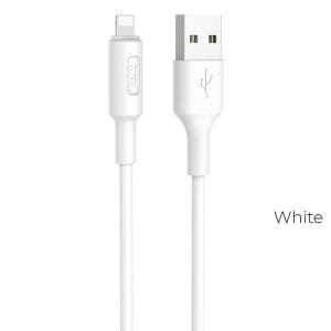 HOCO cable USB A to Lightning 2A X25 1 m white